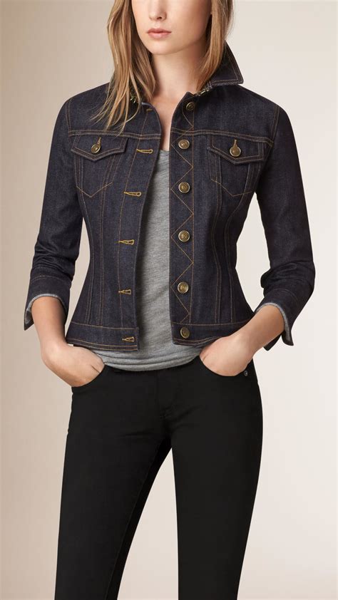 burberry jacket womens macys|burberry denim jacket women.